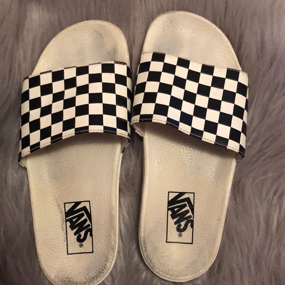 checkered van slides